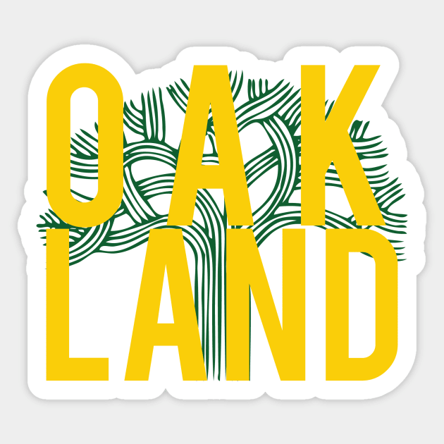 Oakland Tree Sticker by mikelcal